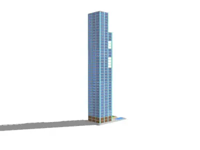 Commercial high-rise re 02 3D model