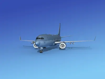 Boeing P-8 Poseidon Denmark 3D model