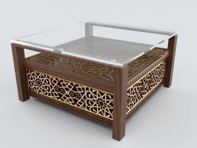 Arabic Table  Free 3D model