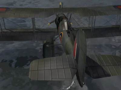 Fairey Seafox Mk-1 3D model