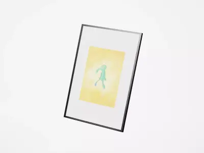 Bold and Brash in a Frame with a passeparout Free 3D model