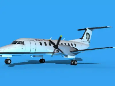 Embraer EMB120 Shawnee Charter 3D model