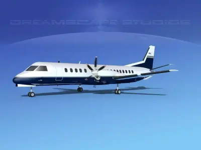 SAAB 2000 Corporate 3 3D model