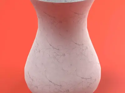 Flower Pot Free low-poly 3D model