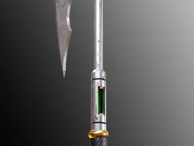 Executioners Axe Low-poly 3D model