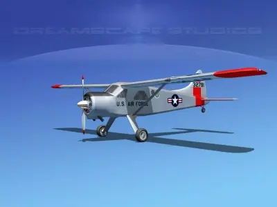 Dehaviland DH-2 Beaver USAF 1 3D model