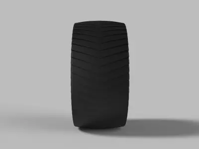 Rear wheel from Pulling tractor 2 3D model