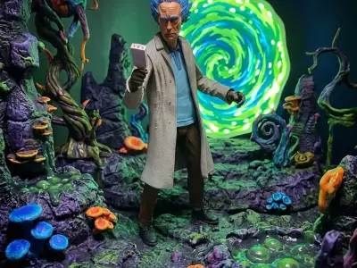 Realistic Cartoon Scientist 3D print model purchase