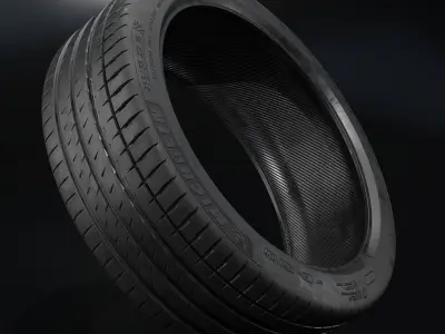 Michelin Pilot Sport 4s 215 35 ZR18 3D model