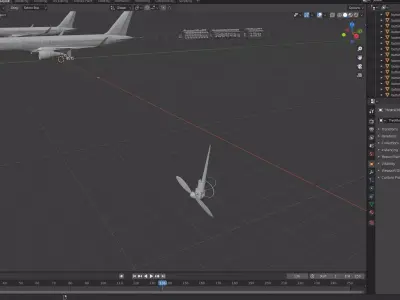 airbus parts and a cabin for the boeing planes ENJOY  3D model