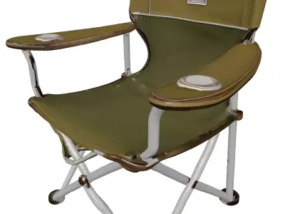 Outdoor Foldable Camping Chair 3D model