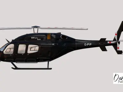 Helicopter Bell 429 3D model