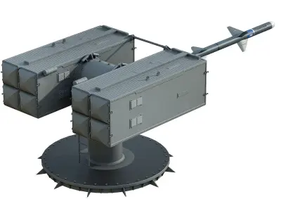 RIM-7 Sea Sparrow 3D model