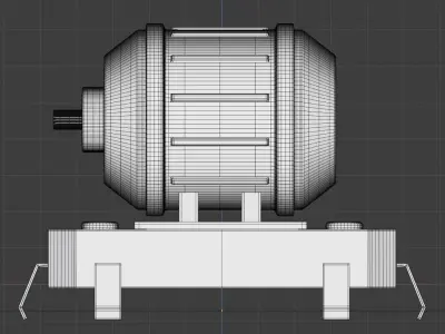 E-Motor-3-Output-Module 3D model