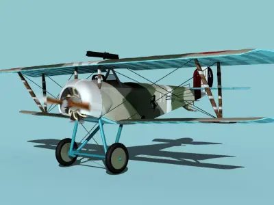 Nieuport 11 VHP V06 3D model