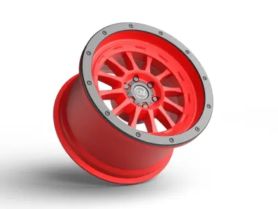 Black Rhino DUGGER Candy Red 3D model