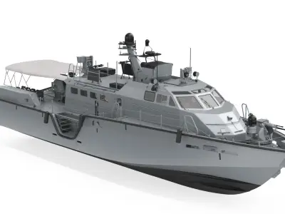 Coastal Command Patrol Boat 3D model
