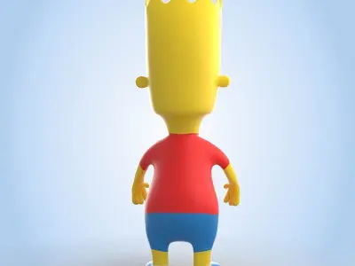 Bart Simpson 3D model