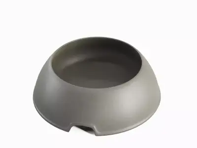 Plastic Dog Bowl A 06 Low-poly 3D model