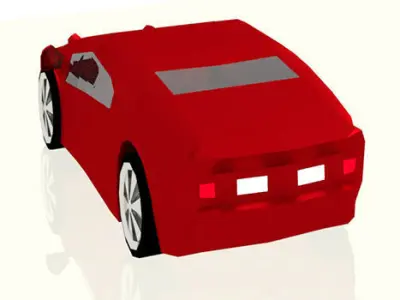 Super Cars for Gaming Free low-poly 3D model