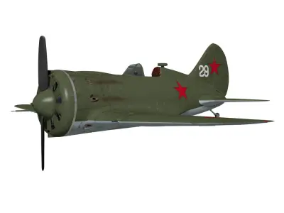 Polikarpov I-16 Rata Type18 3D model