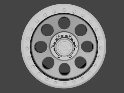 WHEEL BASED ALLIED RATTLER BEADLOCKS 3D model