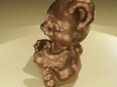 petit tigre avec texture Free 3D model