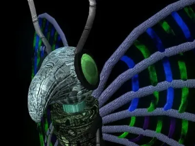 Butterfly Robot Batterifly 3D model