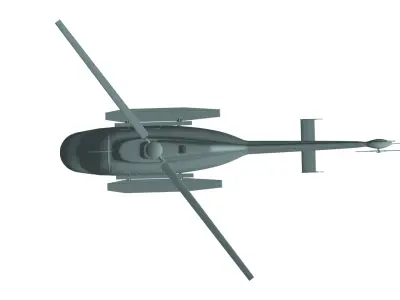 JetRanger III 3D model