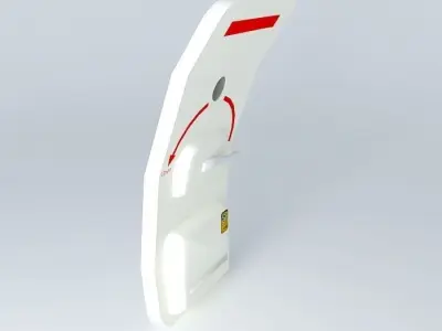 Boeing 737 800 Emergency Exit 23212 3D model