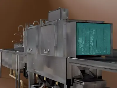 Dish Room Suite A Low-poly 3D model