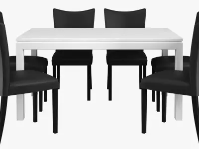 Lamia Dining Table Free 3D model