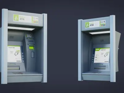 ATM GameReady 3D model