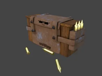 Military Inventory Free low-poly 3D model