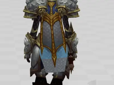 World of Warcraft Alliance Gardien F 3D Print 3D print model