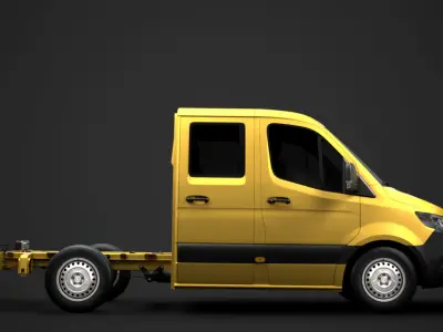 RAM Sprinter Chassis Crew Cab L1 FWD 2020 3D model