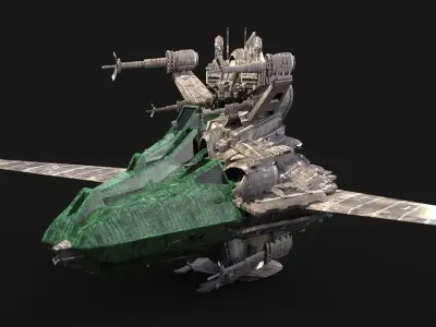 Spaceship reaper design 9 3D model