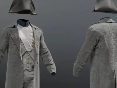 SOLDIER French NAPOLEON 3D model