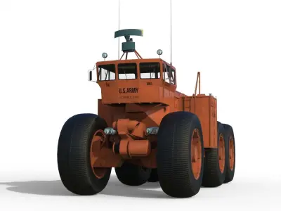 LeTourneau TC-479 mark 2 overland train 3D model