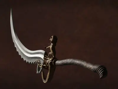 PrincePersia Warrior Within 2 Sword Lion Free 3D model