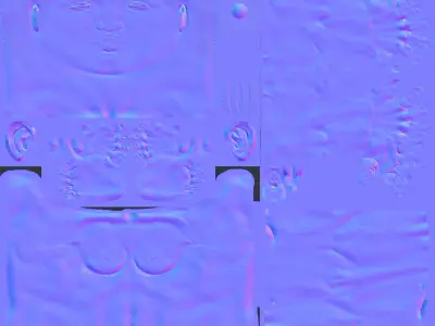 female with textures Free 3D model