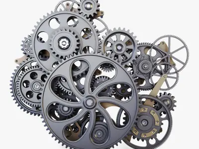 Gear mechanism v 1 3D model