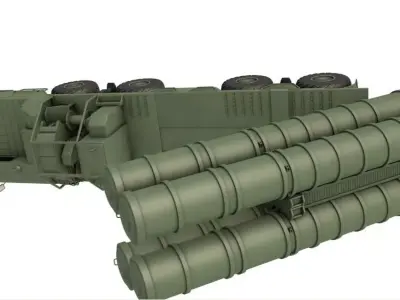 S-300 Russian SAM System 3D model