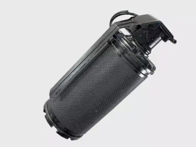 7290 flashbang grenade Low-poly 3D model