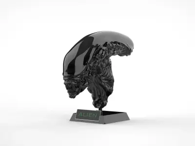 Alien Xenomorph Bust 3D print model