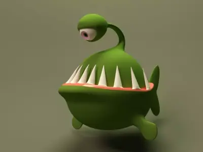 Cartoon Character 3D model