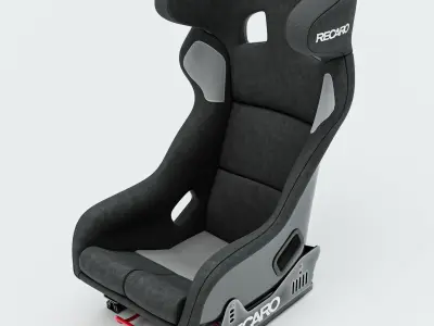  High Quality Recaro Pro Racer SPG Bucket Seat 3D model