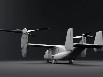 Bell Boeing V22 Osprey Scale model 3D print model