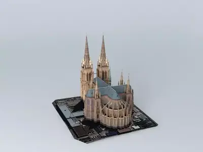 Basilica of Our Lady of Lujan 3D model