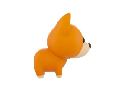 Character025 Dog 3D model